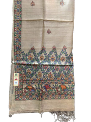 Tussar ghicha silk dupatta SILK ZONE