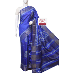 Pure Tussar Silk print saree