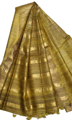 Pure desi tussar silk saree SILK ZONE