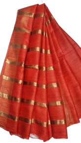 Pure desi tussar silk saree SILK ZONE
