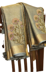 Pure desi tussar silk saree SILK ZONE