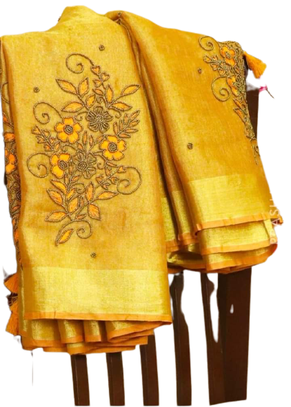 Pure desi tussar silk saree SILK ZONE