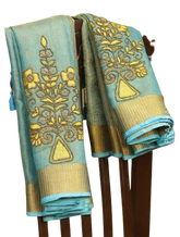 Pure desi tussar silk saree SILK ZONE