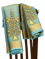 Pure desi tussar silk saree SILK ZONE