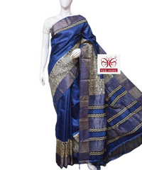Pure Tussar Silk print saree