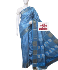 Pure Tussar Silk print saree