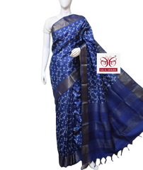 Pure Tussar Silk print saree