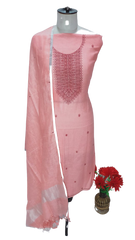 Linen embroidery suit SILK ZONE
