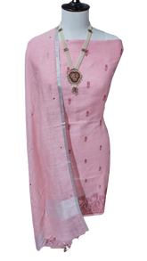 Linen embroidery suit SILK ZONE