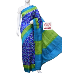 Pure Tussar Silk print saree