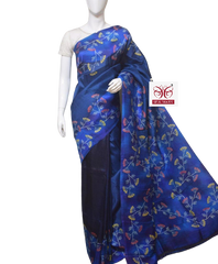 Pure Tussar Silk print saree