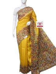 Pure Tussar Silk print saree