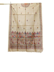 Tussar silk hand kalamkari dupatta SILK ZONE
