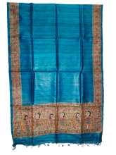Tussar silk hand kalamkari dupatta SILK ZONE
