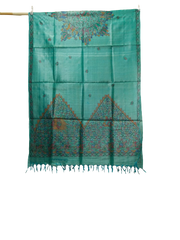 Tussar silk hand kalamkari paint dupatta SILK ZONE