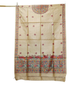 Tussar silk hand kalamkari paint dupatta SILK ZONE
