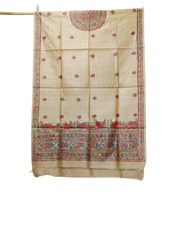 Tussar silk hand kalamkari paint dupatta SILK ZONE