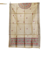 Tussar silk hand kalamkari paint dupatta SILK ZONE