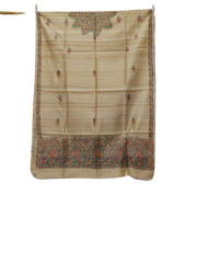Tussar silk hand kalamkari paint dupatta SILK ZONE