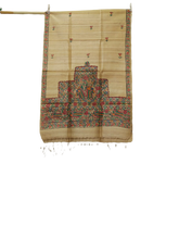 Tussar silk hand kalamkari paint SILK ZONE