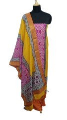 Semi-Tussar Printed Suit SILK ZONE