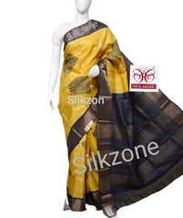 Pure Tussar Silk print saree