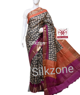 Pure Tussar Silk print saree