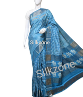 Pure Tussar Silk print saree