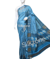 Pure Tussar Silk print saree