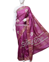 Pure Tussar Silk print saree