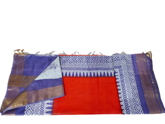 TUSSAR SILK PRINT SAREE