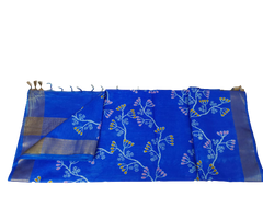 TUSSAR SILK PRINT SAREE