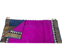 TUSSAR SILK PRINT SAREE