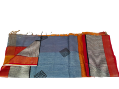 TUSSAR SILK PRINT SAREE