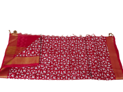 TUSSAR SILK PRINT SAREE