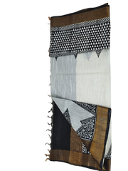 TUSSAR SILK PRINT SAREE