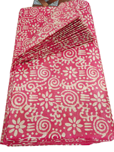 Cotton dupion batik print suit SILK ZON