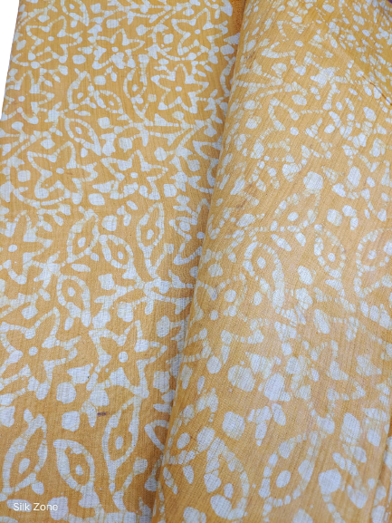 Cotton dupion batik print fabric SILK ZON