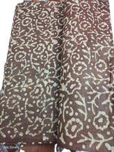 Cotton dupion batik print fabric SILK ZON