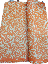 Cotton dupion batik print fabric SILK ZON