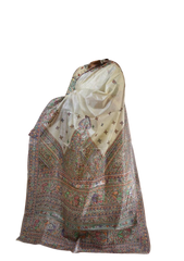 Pure Tussar Silk print saree