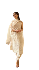 Cotton chickankari suit