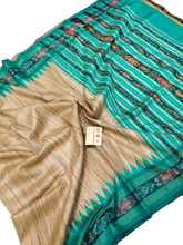 Pure tussar ghicha saree