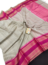 Pure tussar ghicha saree