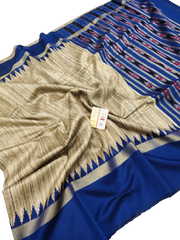 Pure tussar ghicha saree