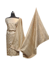 Pure desi tussar khadi suit