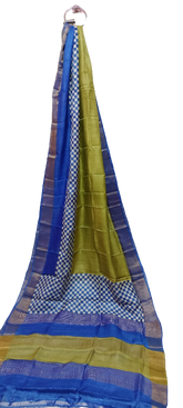Tussar Handblock print saree