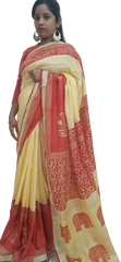 Modal Silk Hand Print Saree