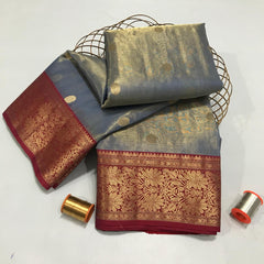 Chanderi Handloom Silk Saree ASFIYA