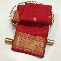 Pure Chanderi Silk Saree ASFIYA
